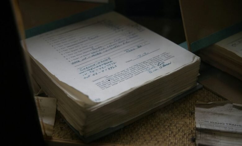 financial records in bookkeeping